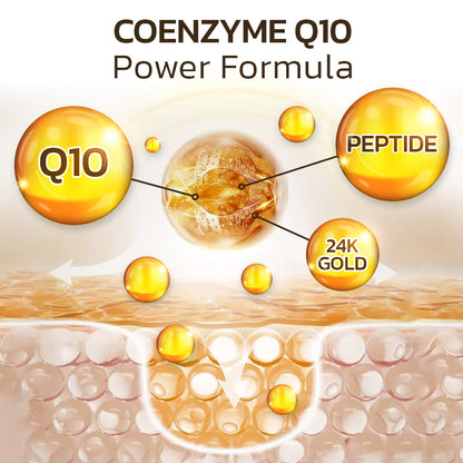 flysmus™ Q10Plus 24K Gold Peptide Reversal Serum